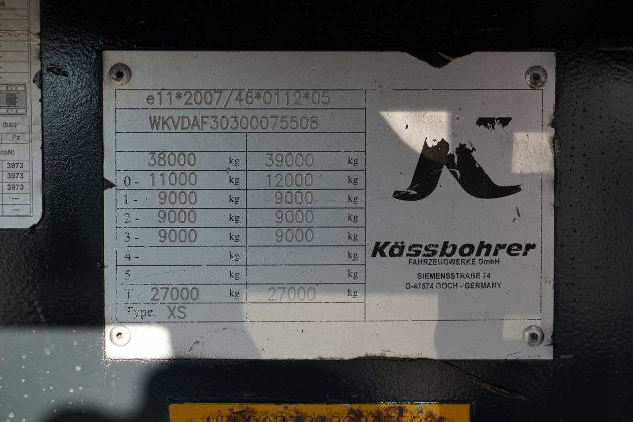 Полуприколка со церада Kässbohrer FIRANKA / STANDARD / MOCNA PODŁOGA SZYNA-DESKA: слика 26 Полуприколка со церада Kässbohrer FIRANKA / STANDARD / MOCNA PODŁOGA SZYNA-DESKA: слика 26