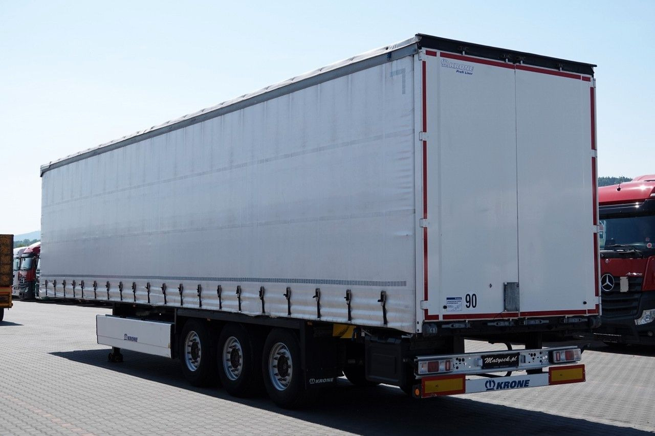 Krone FIRANKA / 2021 ROK / KOSZ NA PALETY / 2 OSIE POD - Полуприколка со церада: слика 3 Krone FIRANKA / 2021 ROK / KOSZ NA PALETY / 2 OSIE POD - Полуприколка со церада: слика 3