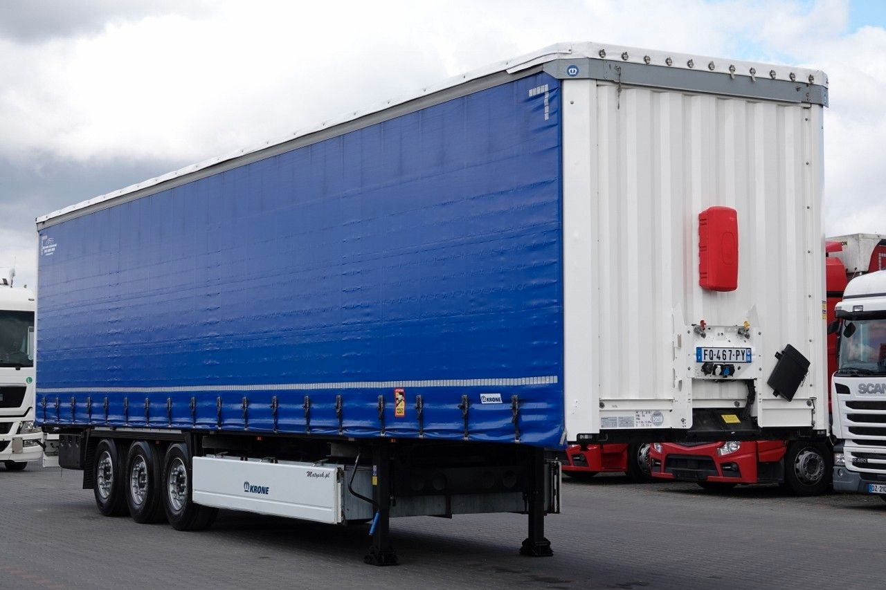 Krone FIRANKA STANDARD / KOSZ NA PALETY / 2020 R - Полуприколка со церада: слика 1 Krone FIRANKA STANDARD / KOSZ NA PALETY / 2020 R - Полуприколка со церада: слика 1