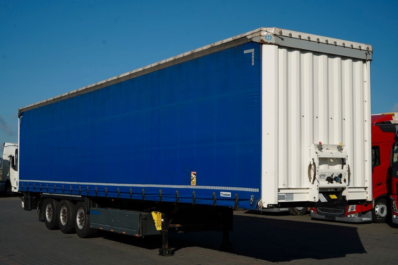 Krone FIRANKA / STANDARD / KOSZ NA PALETY / OŚ PODNOS - Полуприколка со церада: слика 1 Krone FIRANKA / STANDARD / KOSZ NA PALETY / OŚ PODNOS - Полуприколка со церада: слика 1