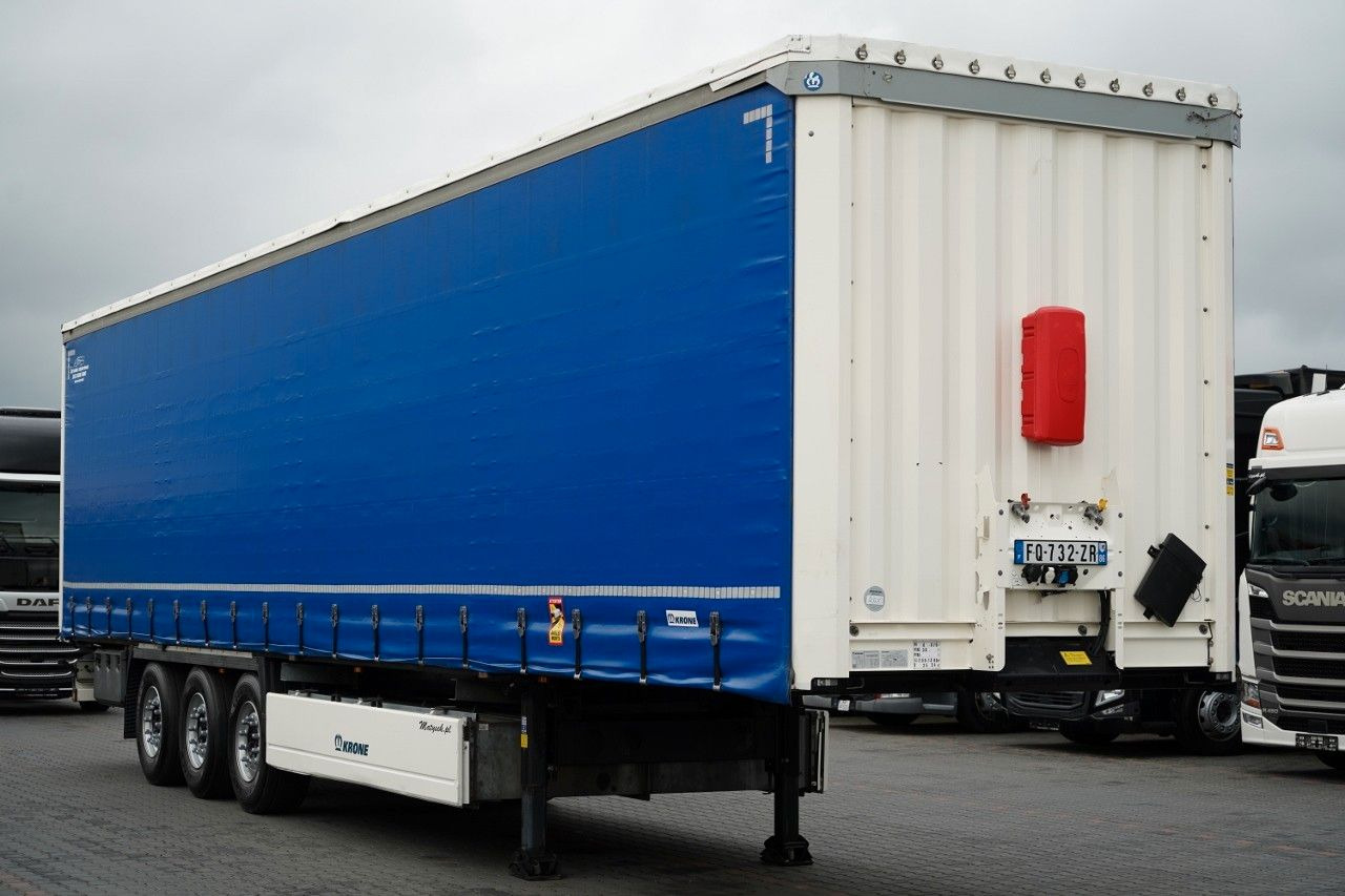 Krone FIRANKA / STANDARD / KOSZ NA PALETY / PLANDEKA - Полуприколка со церада: слика 1 Krone FIRANKA / STANDARD / KOSZ NA PALETY / PLANDEKA - Полуприколка со церада: слика 1