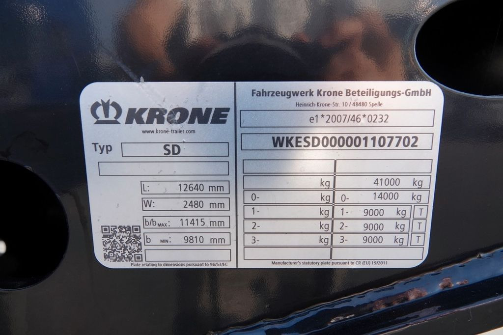 Транспортер на контејнер/ Полуприколка со променливо тело Krone NACZEPA PODKONTENEROWA / NOWA / 2023 ROK / ROZS: слика 17