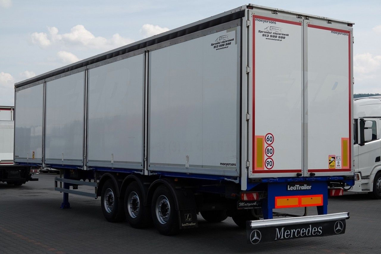 LeciTrailer KONTENER / KOFFER / OTWIERANE BOKI / MOCNA PODŁO - Полуприколка ладилник: слика 4 LeciTrailer KONTENER / KOFFER / OTWIERANE BOKI / MOCNA PODŁO - Полуприколка ладилник: слика 4