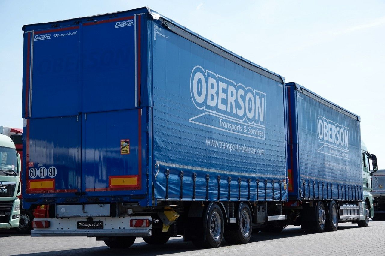 MAN TGX 26.460 / ZESTAW TANDEM PRZEJAZDOWY / 120 M3 - Камион со церада: слика 4 MAN TGX 26.460 / ZESTAW TANDEM PRZEJAZDOWY / 120 M3 - Камион со церада: слика 4