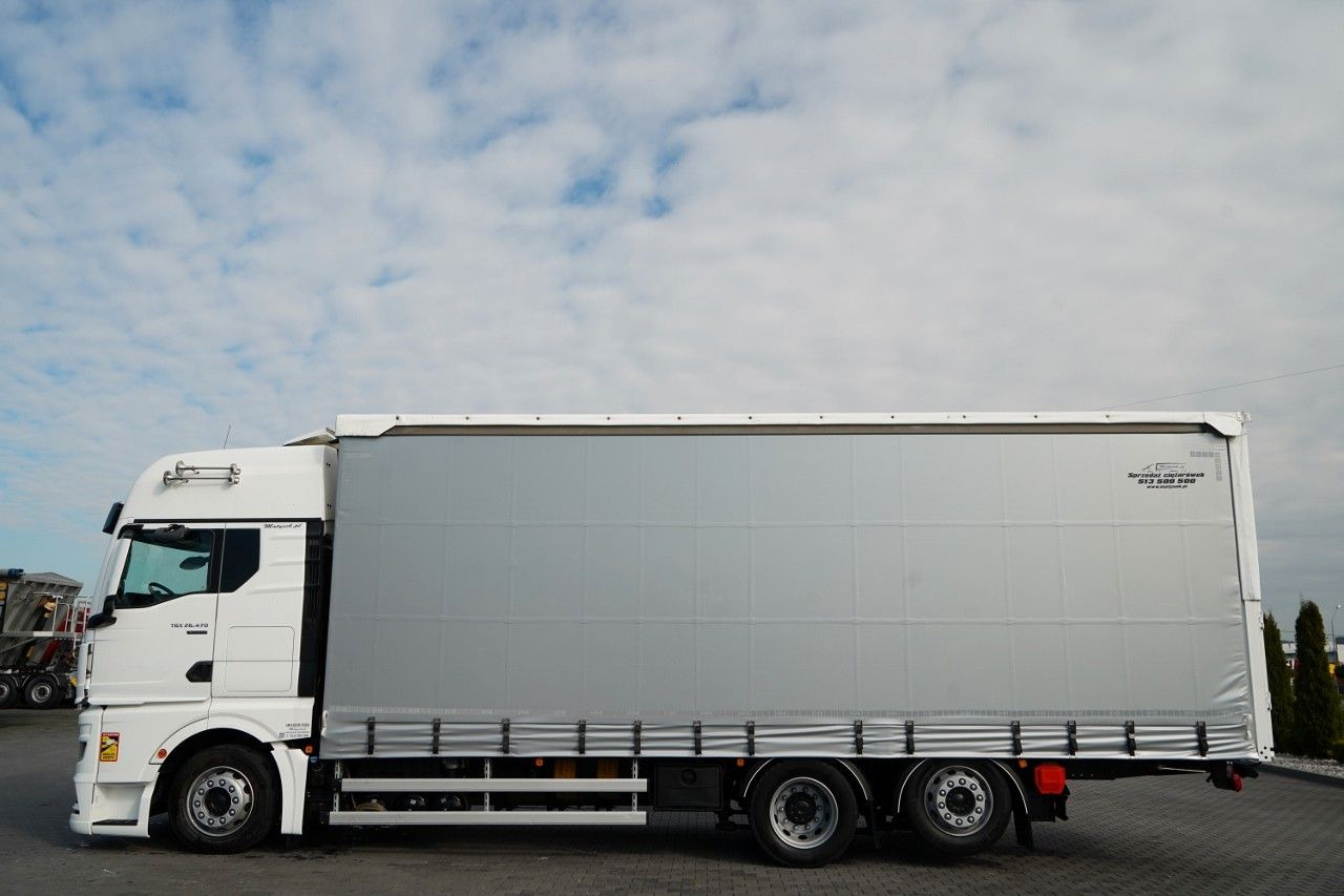 MAN TGX 26.470 / 6x2 / FIRANKA / SOLÓWKA / 6x2 / 12 - Камион со церада: слика 3 MAN TGX 26.470 / 6x2 / FIRANKA / SOLÓWKA / 6x2 / 12 - Камион со церада: слика 3