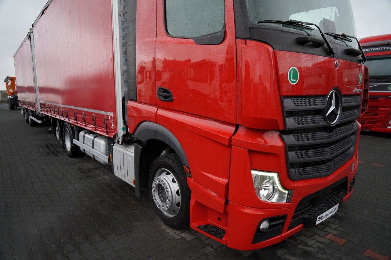 Mercedes-Benz ACTROS 2545 / ZESTAW TANDEM 120 M3 / PRZEJAZDOWY - Камион со церада: слика 5 Mercedes-Benz ACTROS 2545 / ZESTAW TANDEM 120 M3 / PRZEJAZDOWY - Камион со церада: слика 5