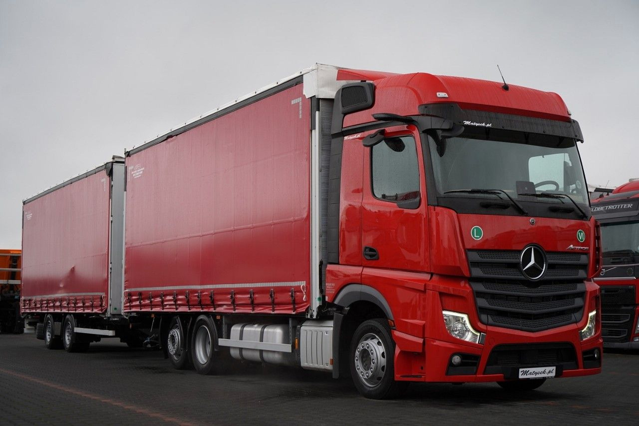 Mercedes-Benz ACTROS 2545 / ZESTAW TANDEM 120 M3 / PRZEJAZDOWY - Камион со церада: слика 4 Mercedes-Benz ACTROS 2545 / ZESTAW TANDEM 120 M3 / PRZEJAZDOWY - Камион со церада: слика 4