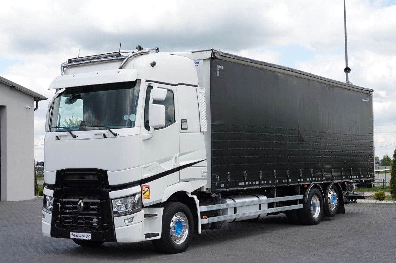 Renault T 440 / 6X2 / SOLÓWKA / FIRANKA 9.5 M / I-PARK C - Камион со церада: слика 2 Renault T 440 / 6X2 / SOLÓWKA / FIRANKA 9.5 M / I-PARK C - Камион со церада: слика 2