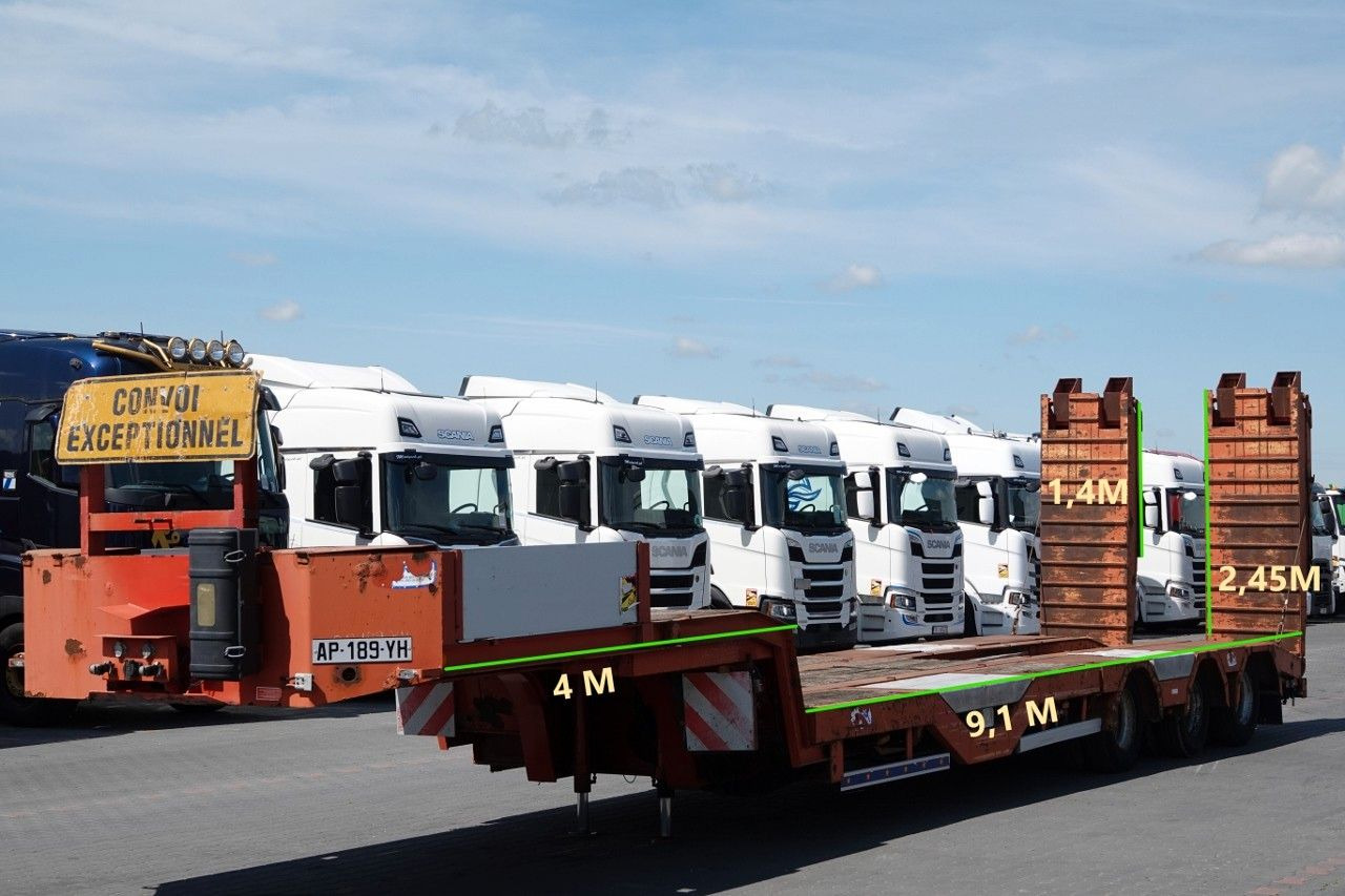 TRAX / NACZEPA LAWETA / NISKOPODWOZIE / NAJAZDY - Полуприколка за низок утовар: слика 2 TRAX / NACZEPA LAWETA / NISKOPODWOZIE / NAJAZDY - Полуприколка за низок утовар: слика 2