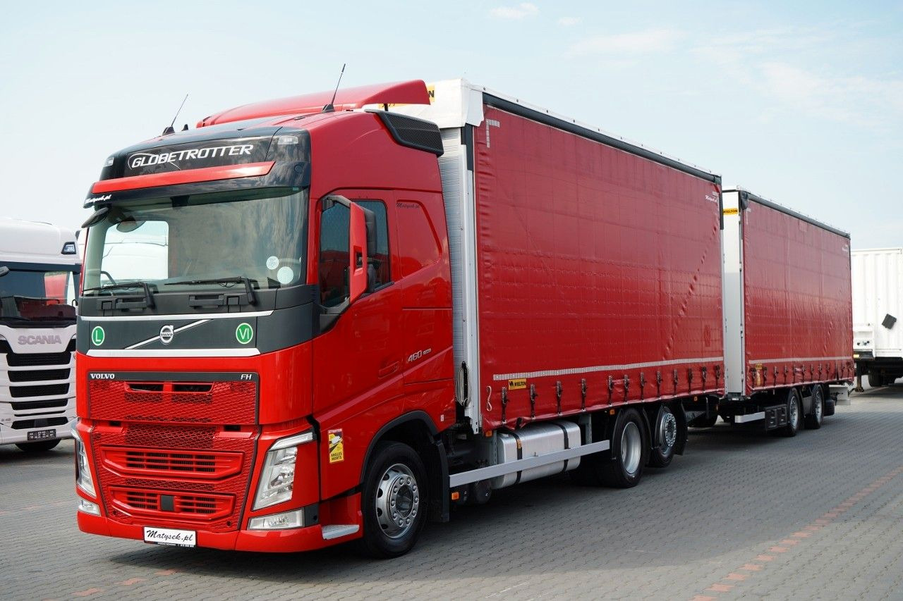 Volvo FH 460 / ZESTAW TANDEM / PRZEJAZDOWY / MEGA / I- - Камион со церада: слика 1 Volvo FH 460 / ZESTAW TANDEM / PRZEJAZDOWY / MEGA / I- - Камион со церада: слика 1