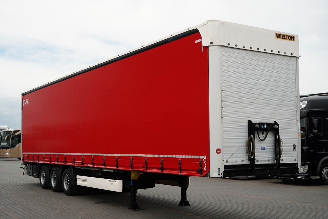 Wielton FIRANKA MEGA / LOWDECK / OŚ PODNOSZONA / OSIE SA - Полуприколка со церада: слика 1 Wielton FIRANKA MEGA / LOWDECK / OŚ PODNOSZONA / OSIE SA - Полуприколка со церада: слика 1