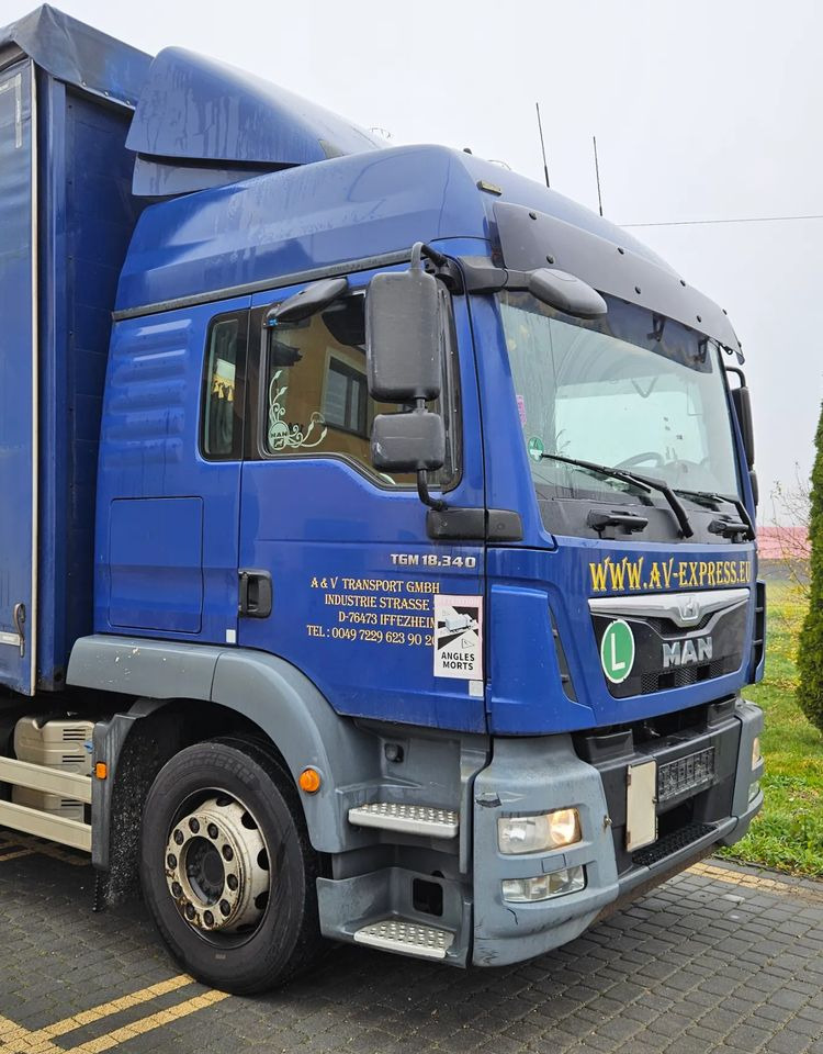 MAN TGM 18.340 / FIRANKA / SPROWADZONY / 9100 ŁADOWNOŚĆ / 18 PALET / E6 / WINDA / - Камион со церада: слика 5 MAN TGM 18.340 / FIRANKA / SPROWADZONY / 9100 ŁADOWNOŚĆ / 18 PALET / E6 / WINDA / - Камион со церада: слика 5