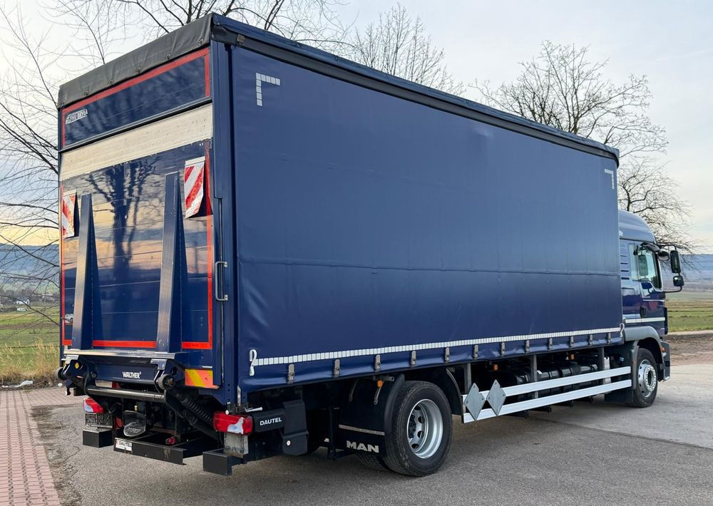 MAN TGM 18.340 / FIRANKA / SPROWADZONY / 9100 ŁADOWNOŚĆ / 18 PALET / E6 / WINDA / - Камион со церада: слика 4 MAN TGM 18.340 / FIRANKA / SPROWADZONY / 9100 ŁADOWNOŚĆ / 18 PALET / E6 / WINDA / - Камион со церада: слика 4