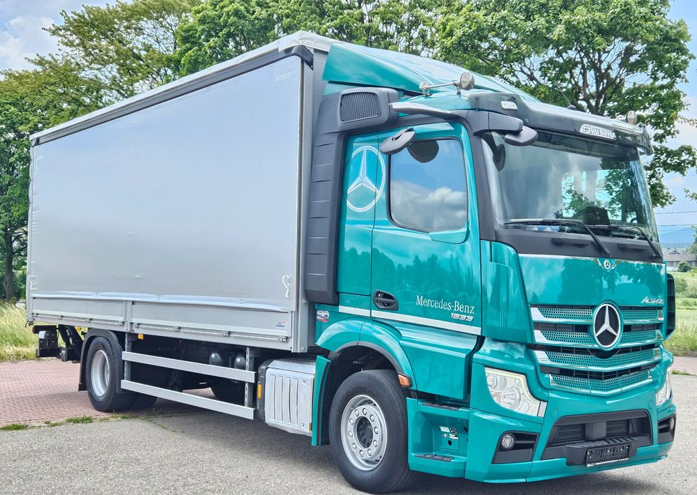 Mercedes-Benz ACTROS 1833 / BURTO-FIRANKA / WINDA / 18 PALET / 8600 ŁADOWNOŚĆ / AUTOMAT / DUŻY SILNIK / 10.2019 ROK / SYPIALKA / LEDY / KAMERY / VIRTUAL COCPIT/ JAK NOWY - Камион со церада: слика 2 Mercedes-Benz ACTROS 1833 / BURTO-FIRANKA / WINDA / 18 PALET / 8600 ŁADOWNOŚĆ / AUTOMAT / DUŻY SILNIK / 10.2019 ROK / SYPIALKA / LEDY / KAMERY / VIRTUAL COCPIT/ JAK NOWY - Камион со церада: слика 2