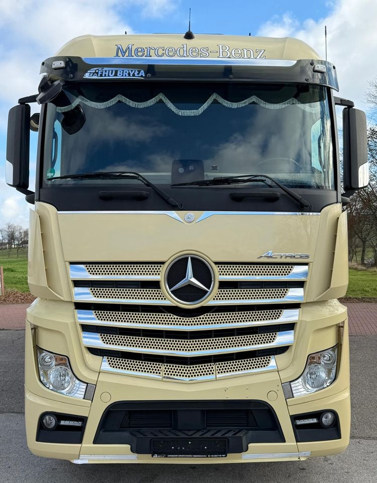 Mercedes-Benz ACTROS 1846 / FIRANKA / WINDA / 18 EUROPALET / AUTOMAT / Z NIEMIEC / 2019 / PRZEBIEG 370 TYŚ KM - Камион со церада: слика 3 Mercedes-Benz ACTROS 1846 / FIRANKA / WINDA / 18 EUROPALET / AUTOMAT / Z NIEMIEC / 2019 / PRZEBIEG 370 TYŚ KM - Камион со церада: слика 3