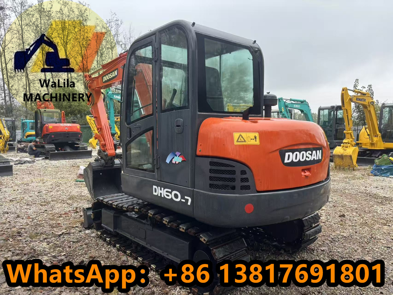 DOOSAN DH60-7 - Мини багер: слика 3 DOOSAN DH60-7 - Мини багер: слика 3