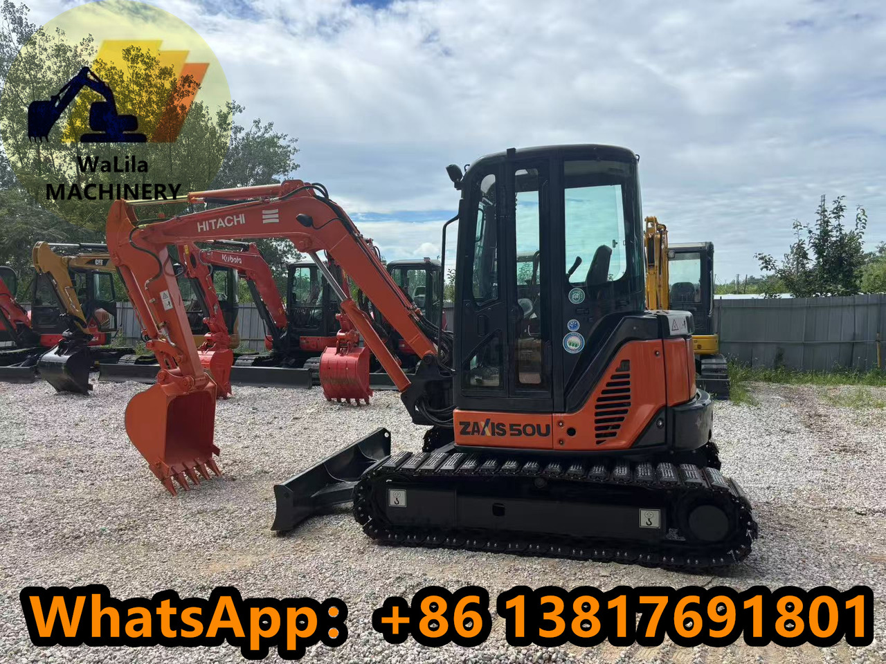 HITACHI ZX50US - Мини багер: слика 1 HITACHI ZX50US - Мини багер: слика 1