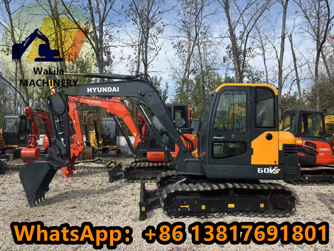 HYUNDAI R60-9VS - Мини багер: слика 1 HYUNDAI R60-9VS - Мини багер: слика 1