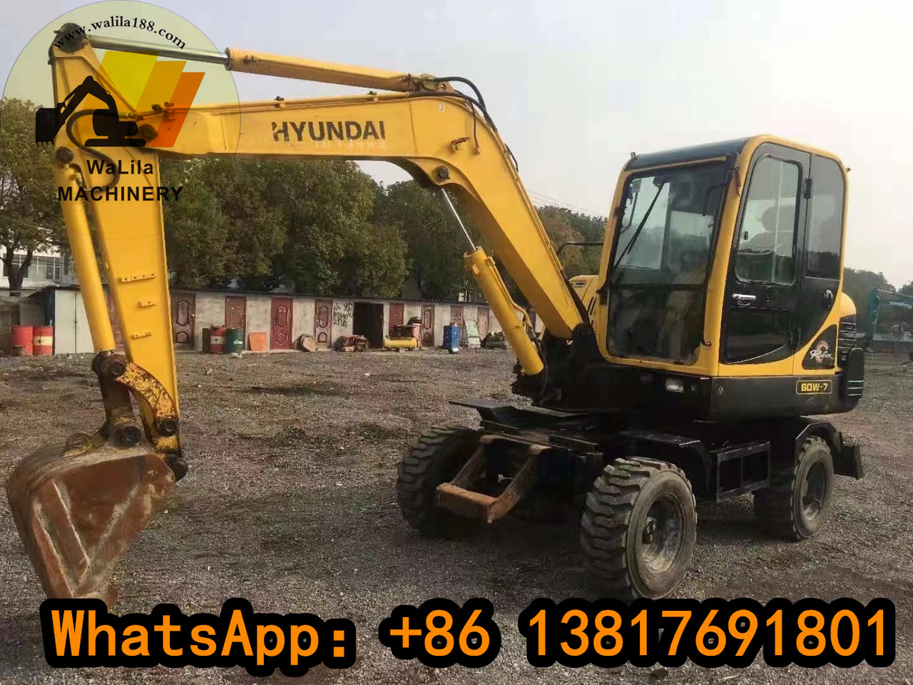 HYUNDAI R60W - Мини багер: слика 1 HYUNDAI R60W - Мини багер: слика 1
