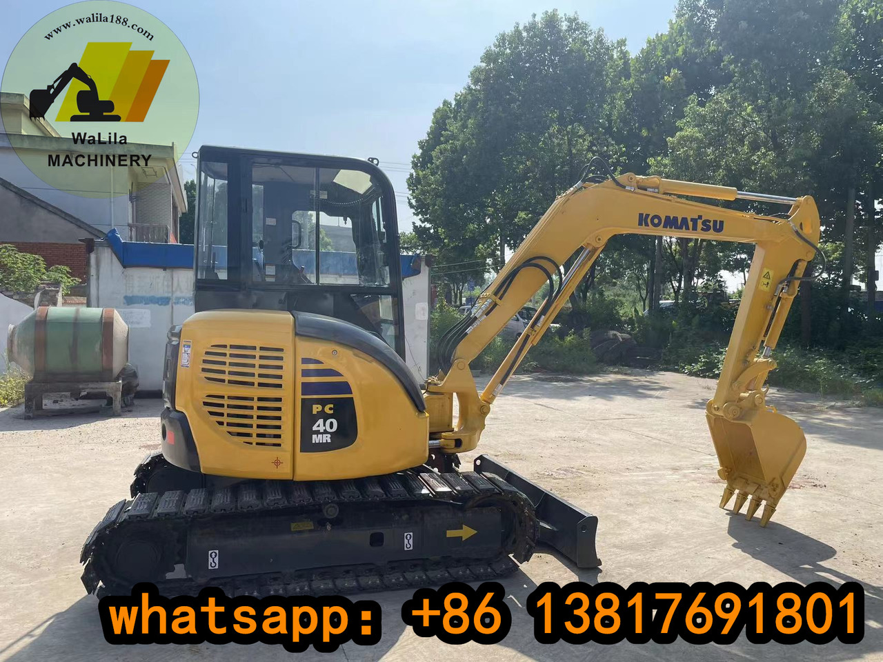 KOMATSU PC 40 MR-3 - Мини багер: слика 1 KOMATSU PC 40 MR-3 - Мини багер: слика 1