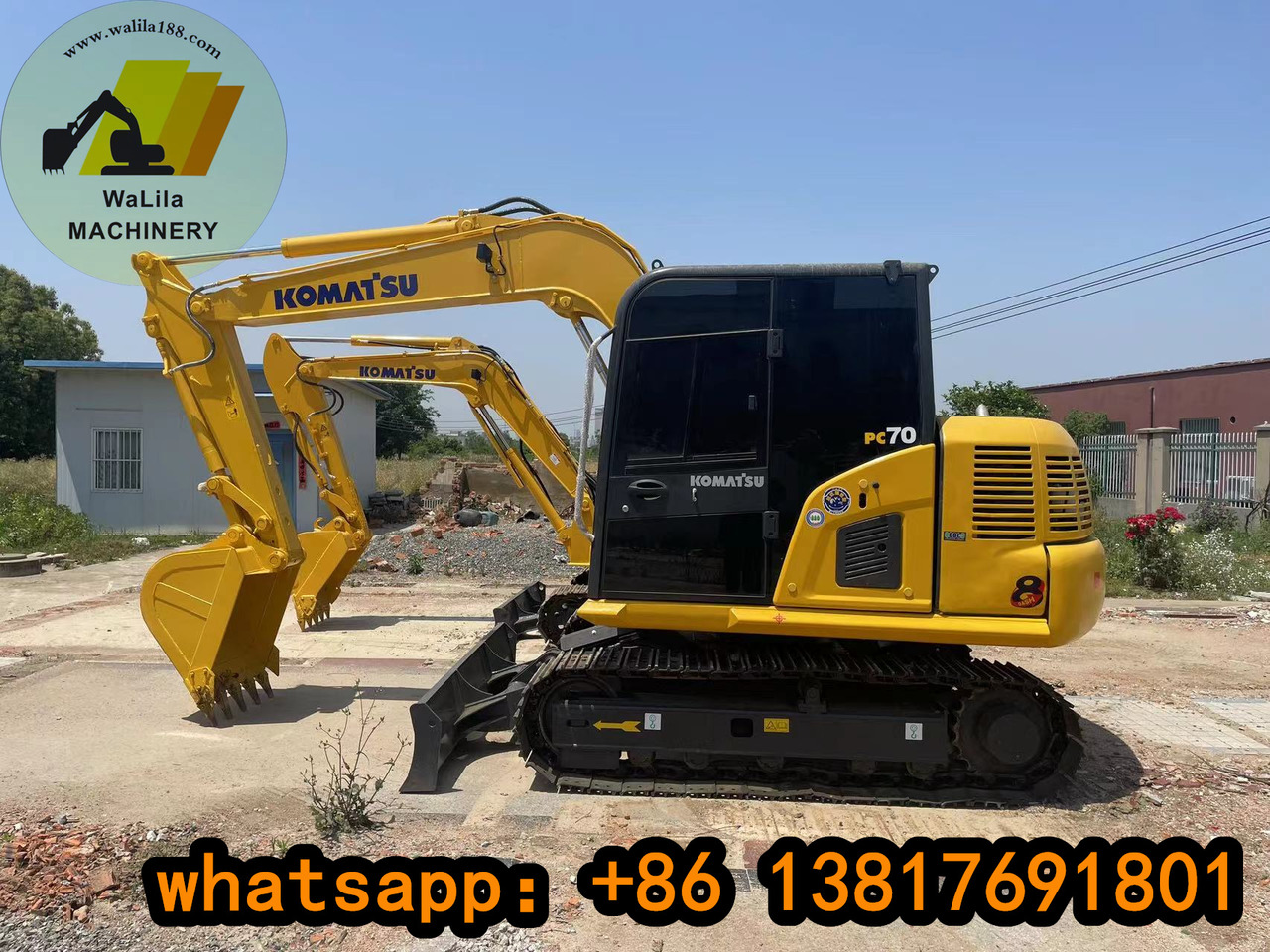KOMATSU PC 70-8 - Мини багер: слика 1 KOMATSU PC 70-8 - Мини багер: слика 1