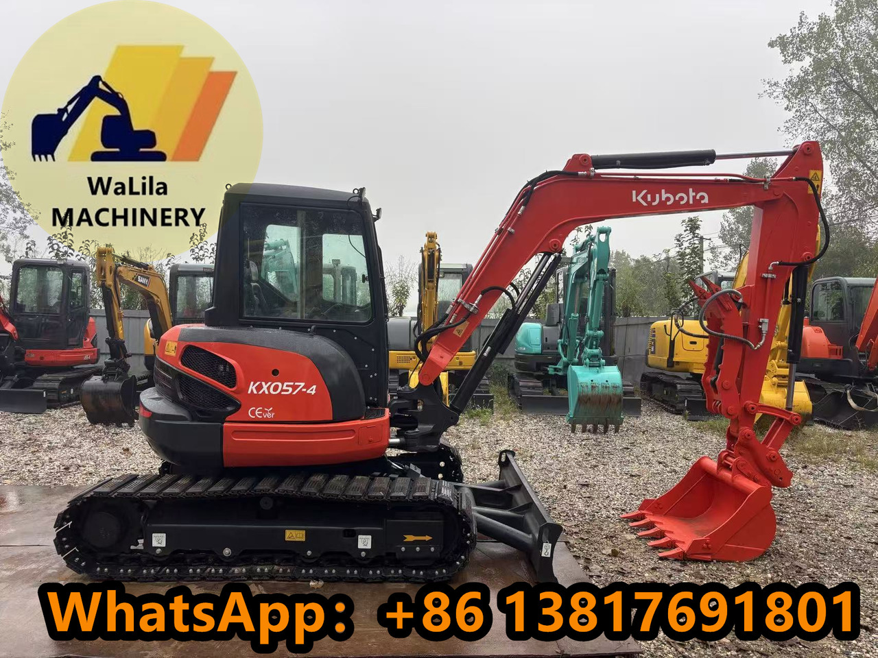 KUBOTA KX057-4 - Мини багер: слика 1 KUBOTA KX057-4 - Мини багер: слика 1
