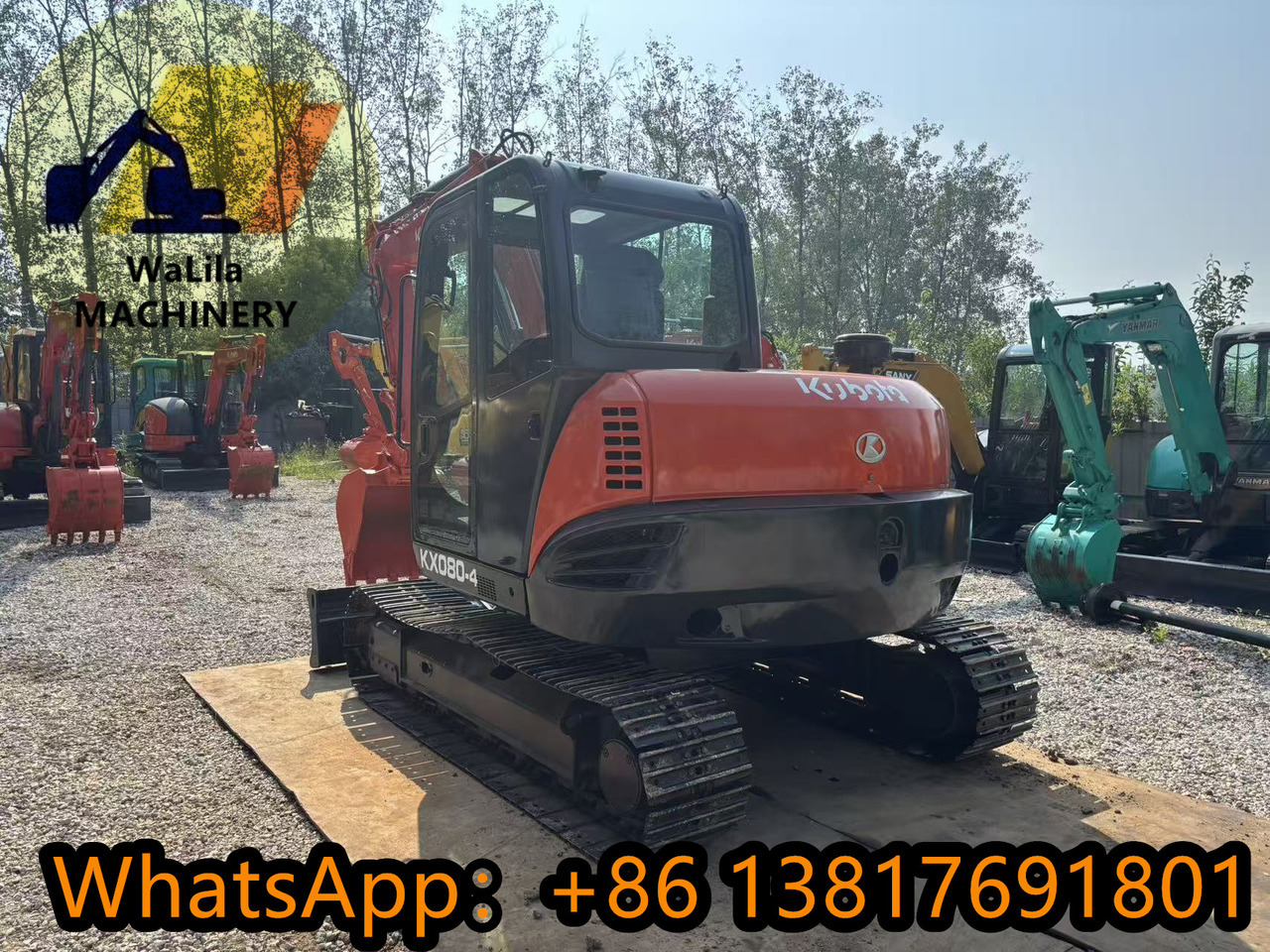KUBOTA KX080 - Мини багер: слика 3 KUBOTA KX080 - Мини багер: слика 3