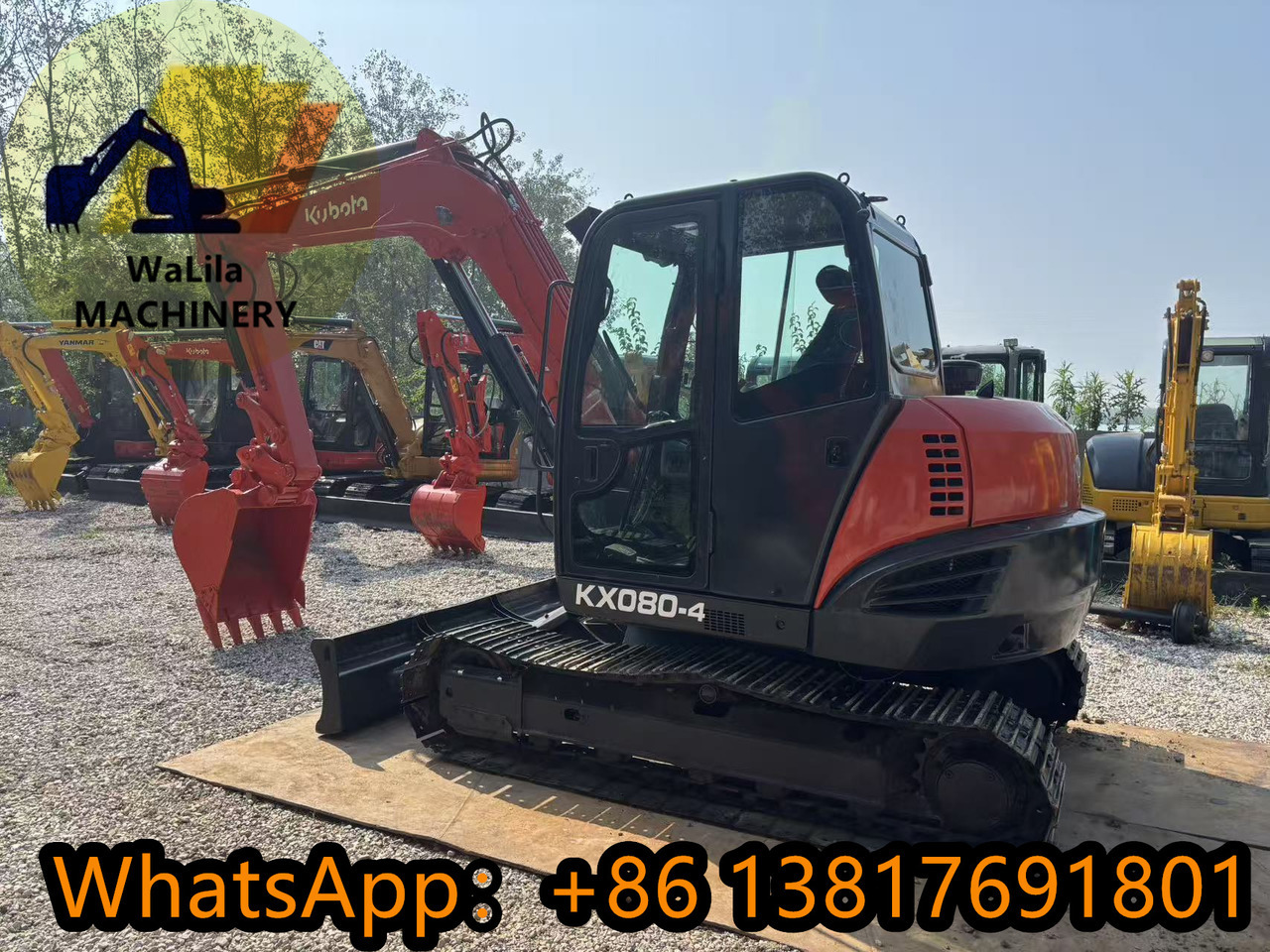 KUBOTA KX080 - Мини багер: слика 1 KUBOTA KX080 - Мини багер: слика 1
