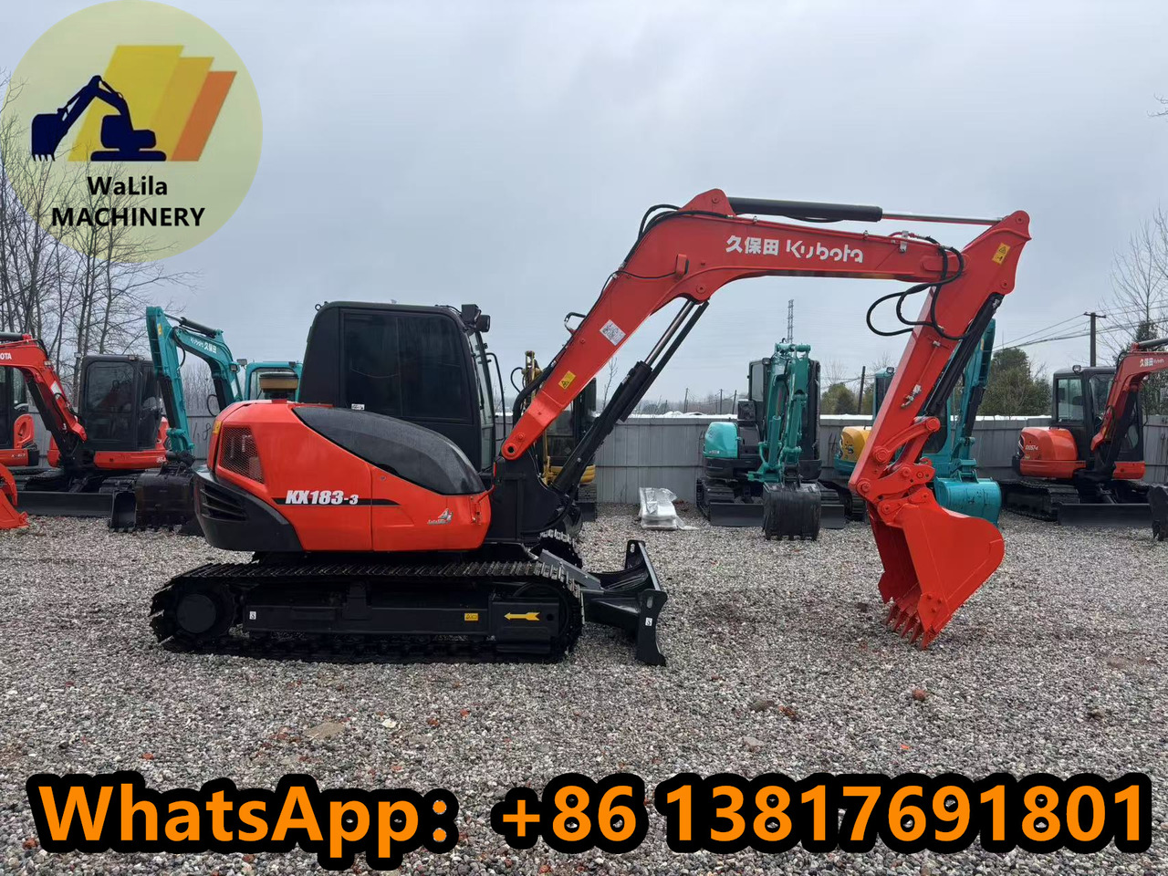 KUBOTA KX183 - Мини багер: слика 1 KUBOTA KX183 - Мини багер: слика 1
