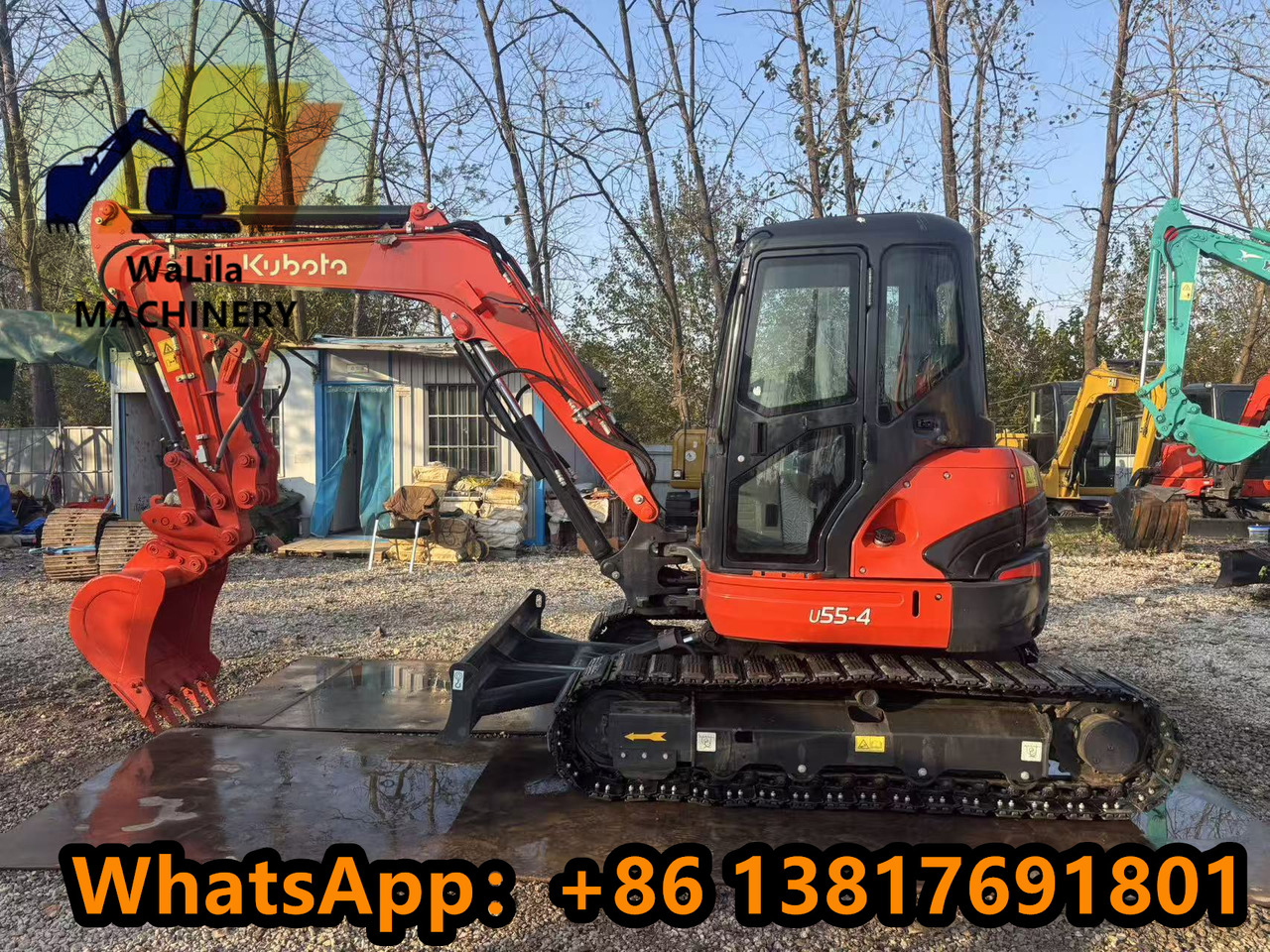 KUBOTA U55-4R - Мини багер: слика 1 KUBOTA U55-4R - Мини багер: слика 1