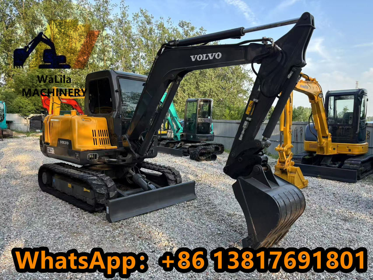 VOLVO EC55 Rubber track version - Мини багер: слика 3 VOLVO EC55 Rubber track version - Мини багер: слика 3