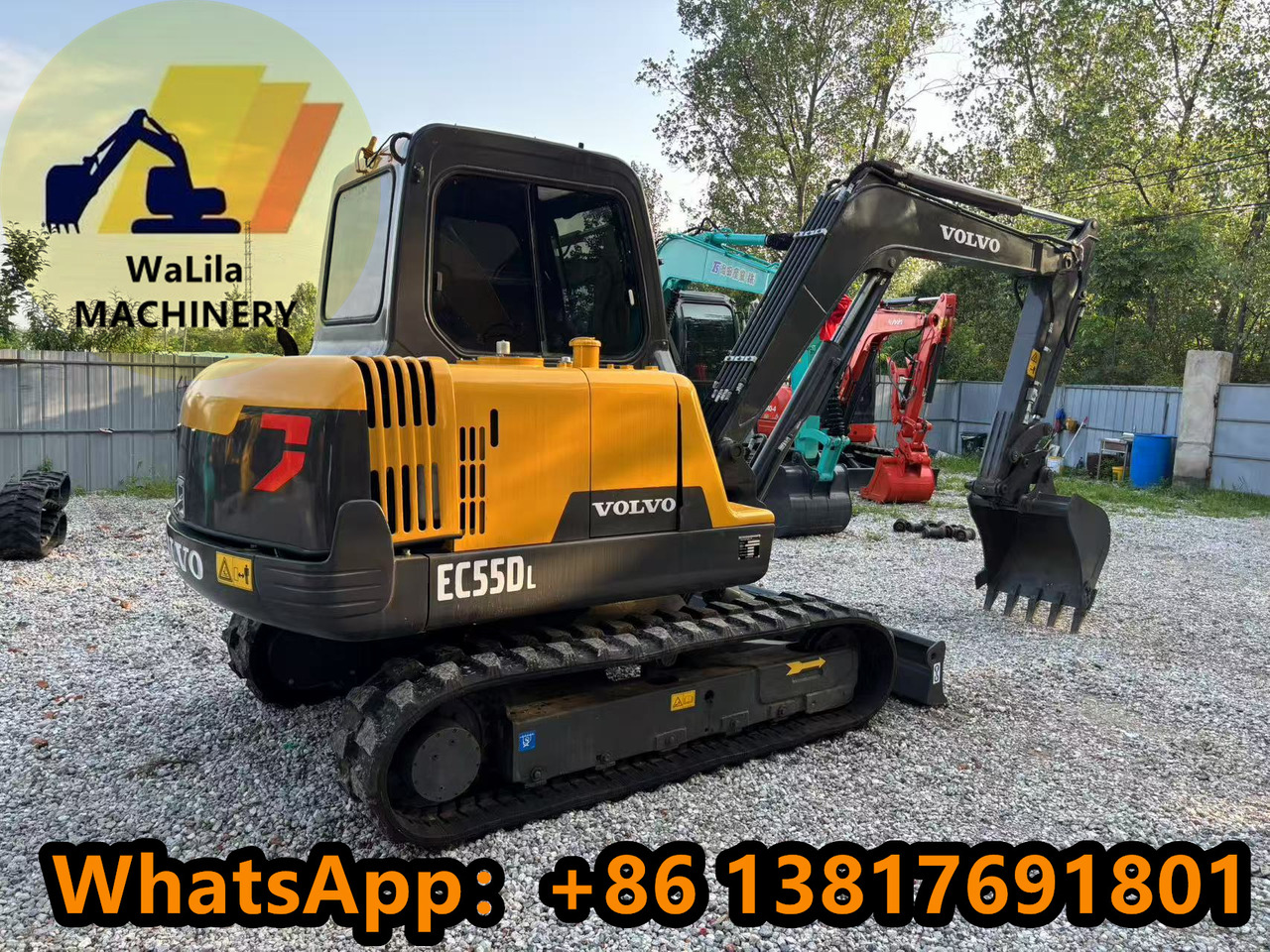 VOLVO EC55 Rubber track version - Мини багер: слика 4 VOLVO EC55 Rubber track version - Мини багер: слика 4