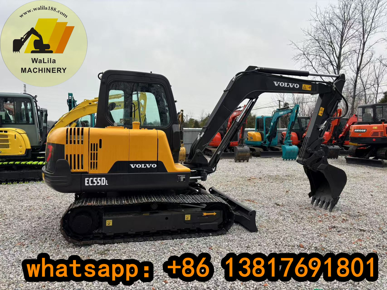 Volvo EC55D - Мини багер: слика 1 Volvo EC55D - Мини багер: слика 1