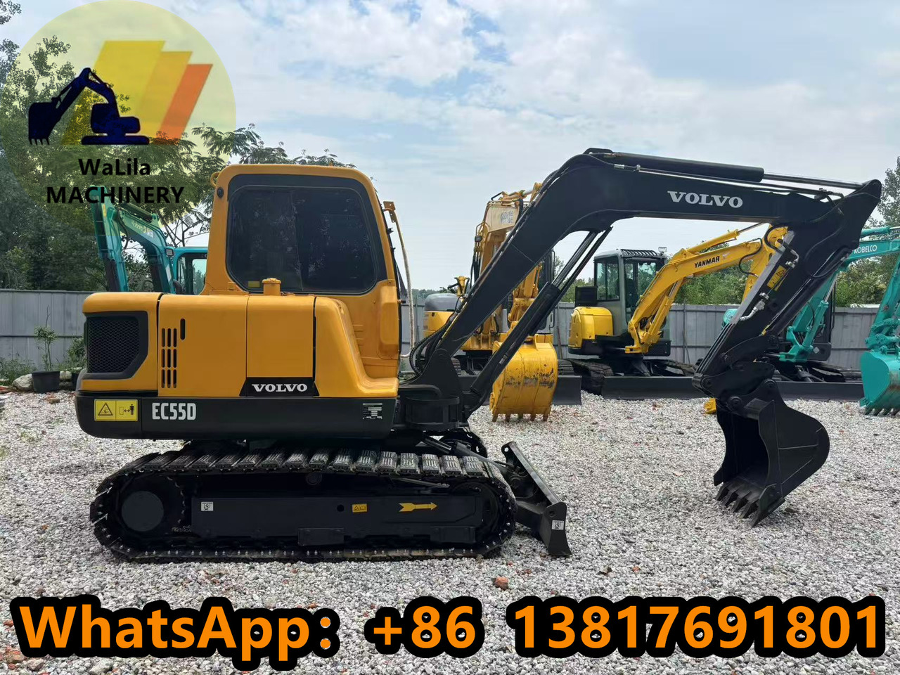 Volvo EC55D - Мини багер: слика 1 Volvo EC55D - Мини багер: слика 1