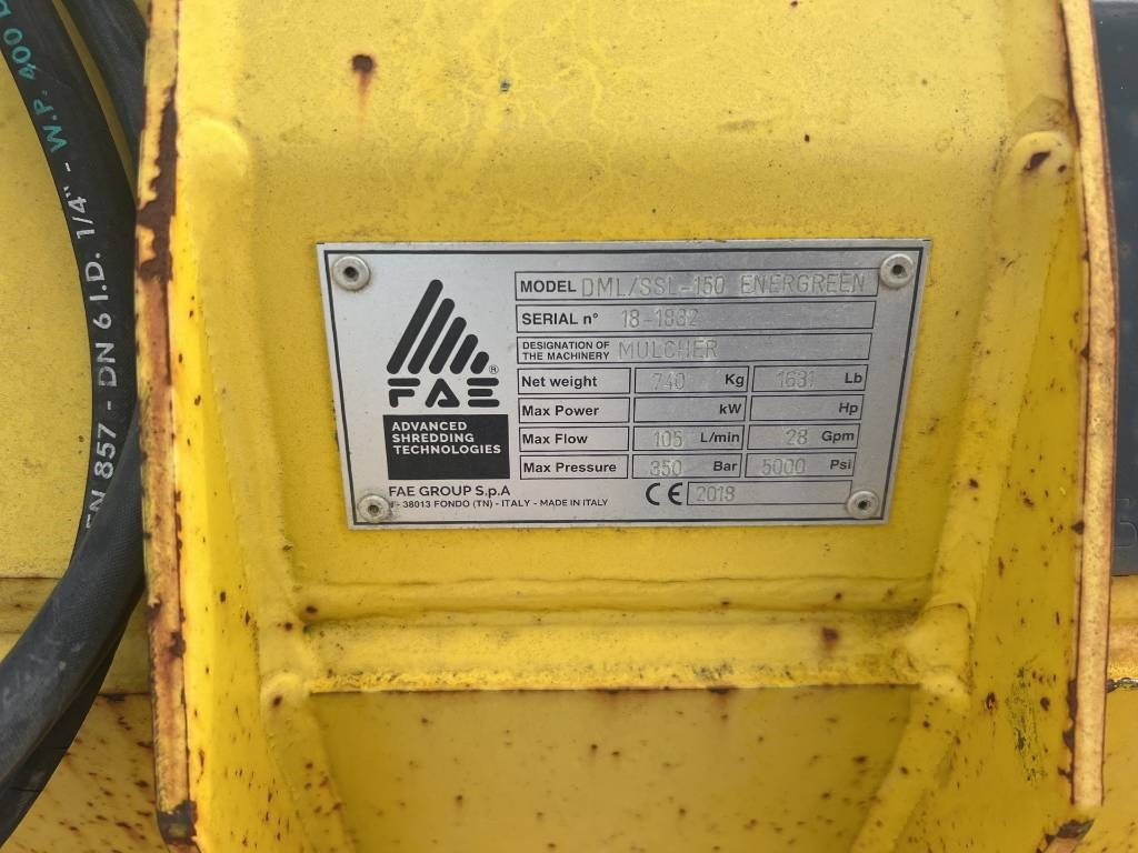FAE DML-SSL150 - Шумски мулчер: слика 4 FAE DML-SSL150 - Шумски мулчер: слика 4