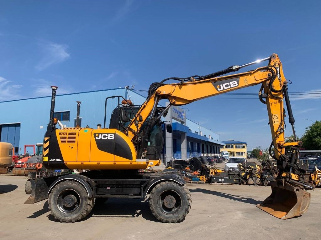 JCB JS 145 W+Engcon Rototilt+Sistem Laser 2D Leica Ico - Багер на тркала: слика 3 JCB JS 145 W+Engcon Rototilt+Sistem Laser 2D Leica Ico - Багер на тркала: слика 3