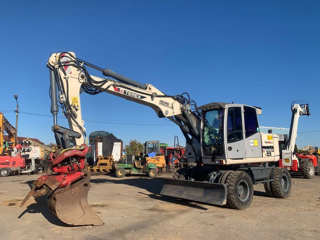 Terex TW160SR+Sandco Rototilt - Багер на тркала: слика 1 Terex TW160SR+Sandco Rototilt - Багер на тркала: слика 1