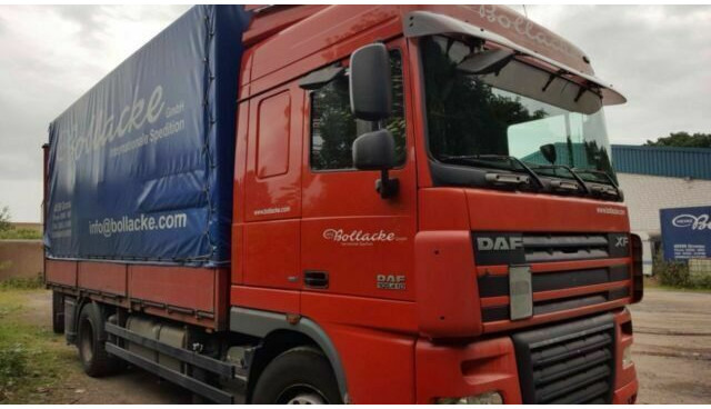 DAF 105-410 XF Plane Spriegel German Truck - Камион со церада: слика 1 DAF 105-410 XF Plane Spriegel German Truck - Камион со церада: слика 1