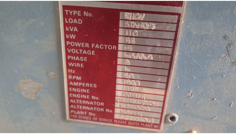 Eurocomach Stromaggregat KVA110 - Генераторска поставка: слика 5 Eurocomach Stromaggregat KVA110 - Генераторска поставка: слика 5