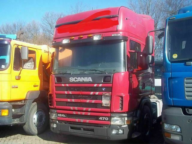 Scania 124-470 Topline Retader Kipperhydraulik - Камион влекач: слика 1 Scania 124-470 Topline Retader Kipperhydraulik - Камион влекач: слика 1