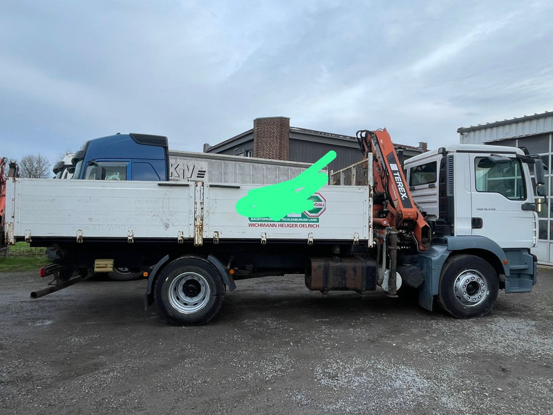 MAN TGM 18.240PS 4x2 3.S-Kipper mit Kran - Кипер, Камион со кран: слика 2 MAN TGM 18.240PS 4x2 3.S-Kipper mit Kran - Кипер, Камион со кран: слика 2
