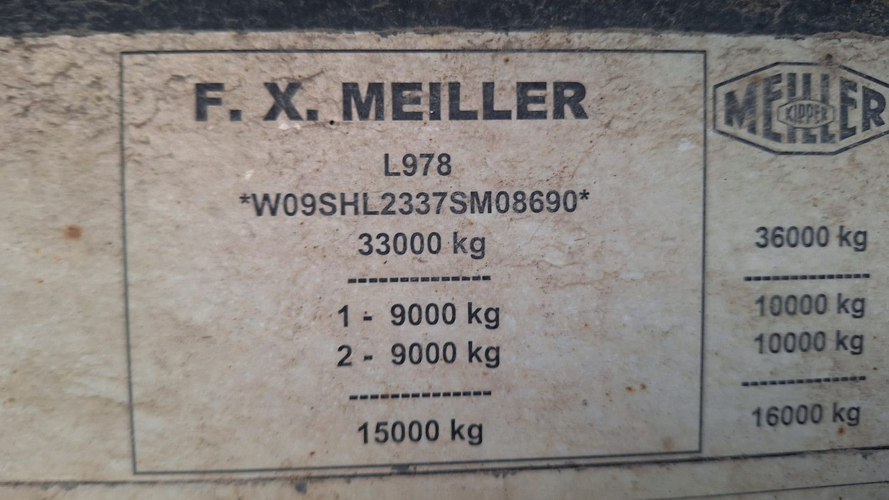 Meiller TR 2 Kippmulde 24 Kubik Stahl Zwillingsbereiffu - Кипер полуприколка: слика 4 Meiller TR 2 Kippmulde 24 Kubik Stahl Zwillingsbereiffu - Кипер полуприколка: слика 4
