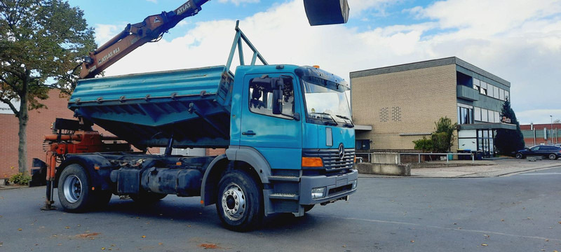 Mercedes-Benz 1828K 4x2 Kipper KRAN+Funk/Greifer - Кипер, Камион со кран: слика 2 Mercedes-Benz 1828K 4x2 Kipper KRAN+Funk/Greifer - Кипер, Камион со кран: слика 2