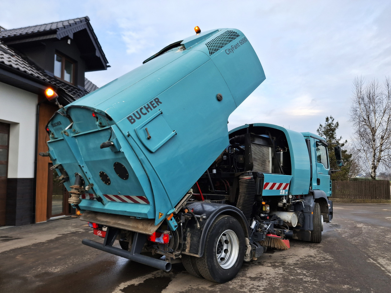 Возило за метење MAN 18.290 Zamiatarka Kehrmaschine BUCHER PM10 L/R Karcher: слика 21