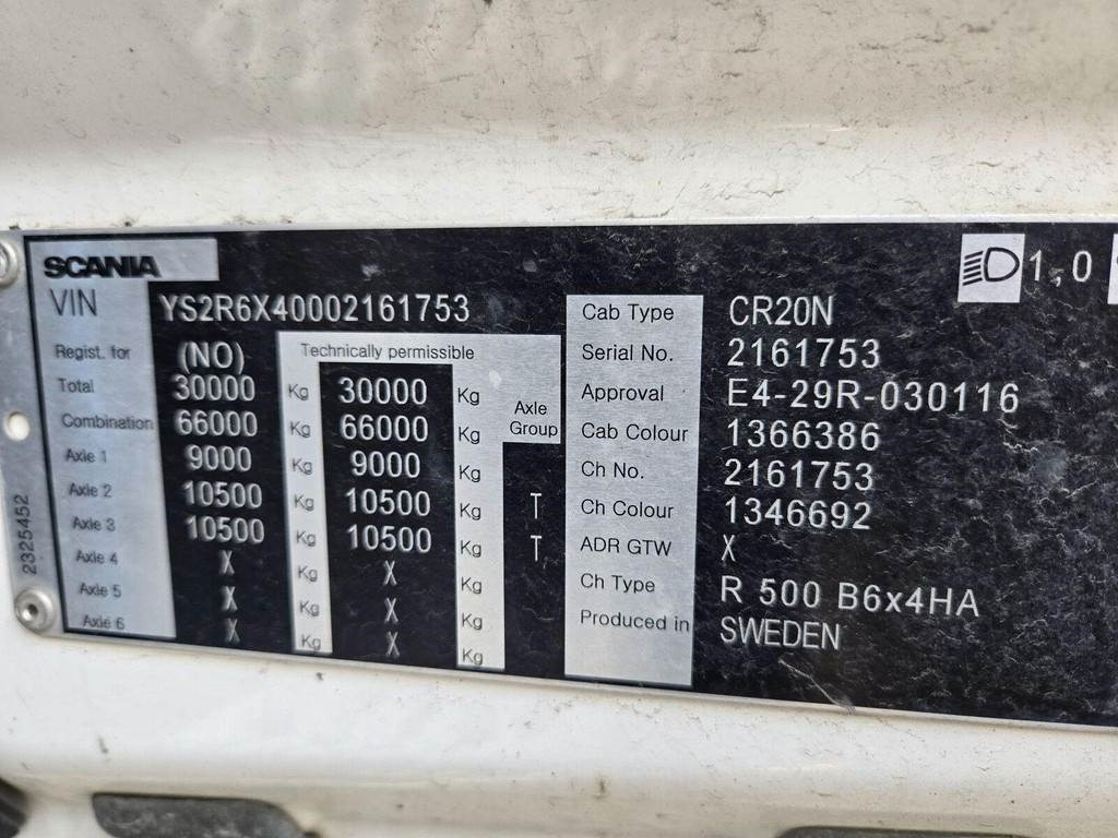 Кипер Scania R500 6X4: слика 20