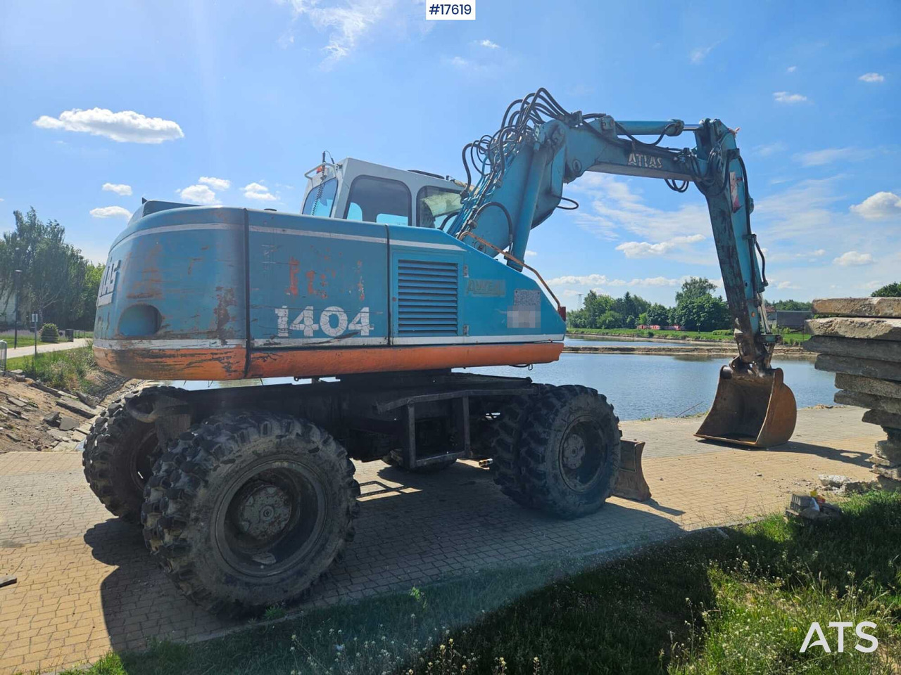 1997 Atlas 1404 - Багер на тркала: слика 2 1997 Atlas 1404 - Багер на тркала: слика 2