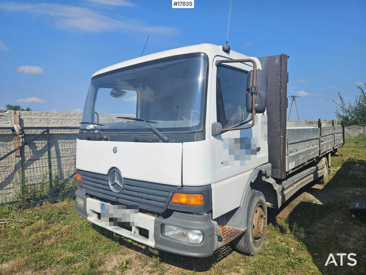 2003 Mercedes Atego 918 - Камион со платформа: слика 1 2003 Mercedes Atego 918 - Камион со платформа: слика 1
