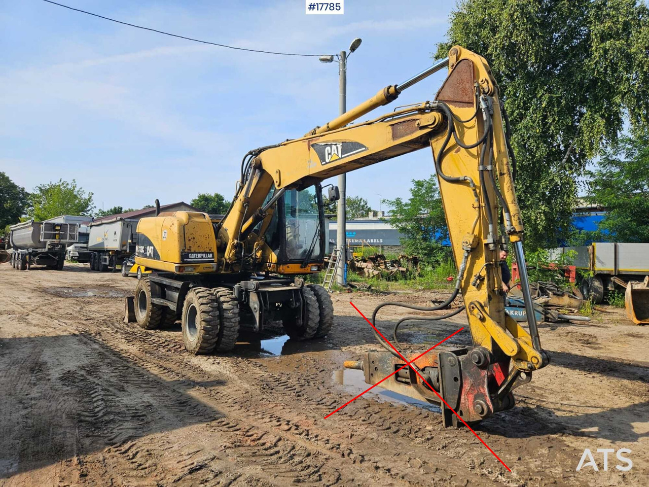 2005 CAT M313 C - Багер на тркала: слика 2 2005 CAT M313 C - Багер на тркала: слика 2