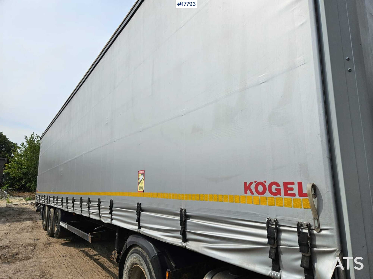 Полуприколка со церада 2015 Kögel S-24: слика 6