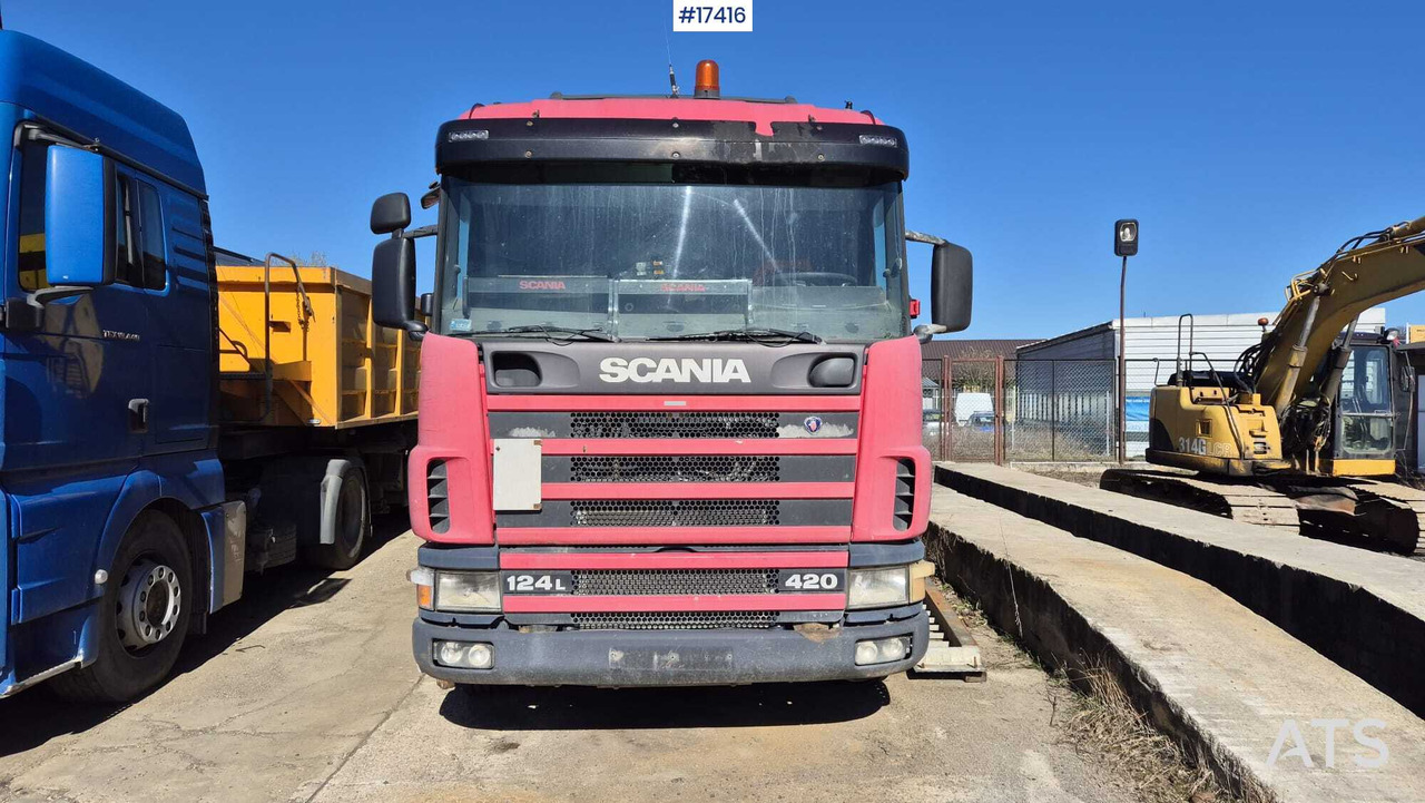 Tractor SCANIA 124L 420KM (2003) + BERGER tipper semi-trailer (2007) - Камион влекач, Кипер полуприколка: слика 3 Tractor SCANIA 124L 420KM (2003) + BERGER tipper semi-trailer (2007) - Камион влекач, Кипер полуприколка: слика 3